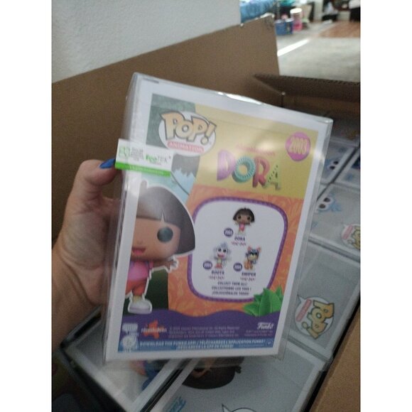 Funko Dora the Explorer - Boots Dora Swiper Pop! Vinyl Figure 3 SET + Protectors - Picture 6 of 13